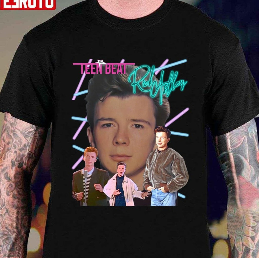 Teen Beat Fan Club Rick Astley Unisex T-Shirt