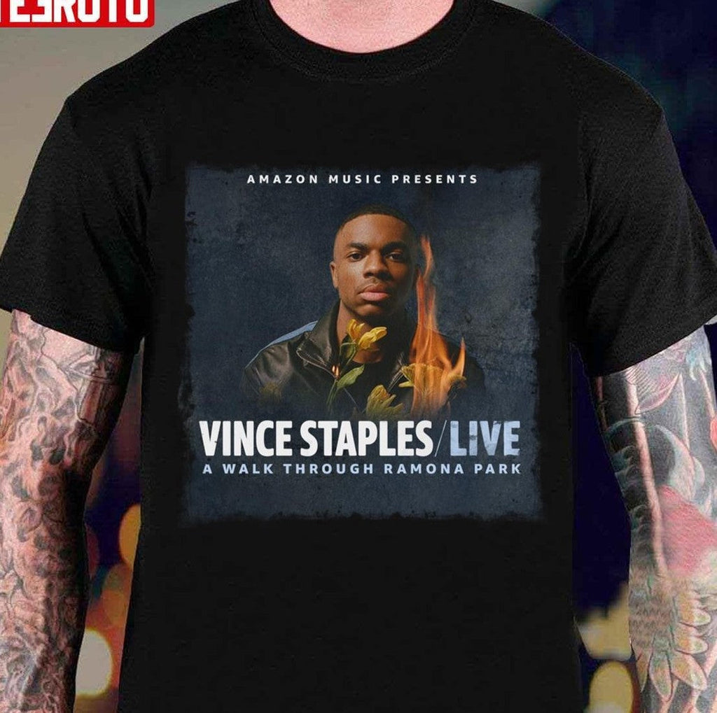Music Presents Vince Staples Live A Walk Through Ramona Park Unisex T-shirt