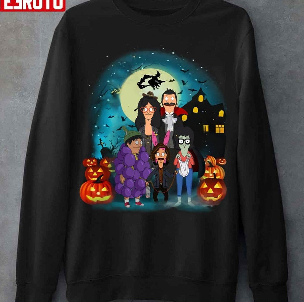 Official Halloween Bobâ€™s Burgers Family Unisex T-Shirt