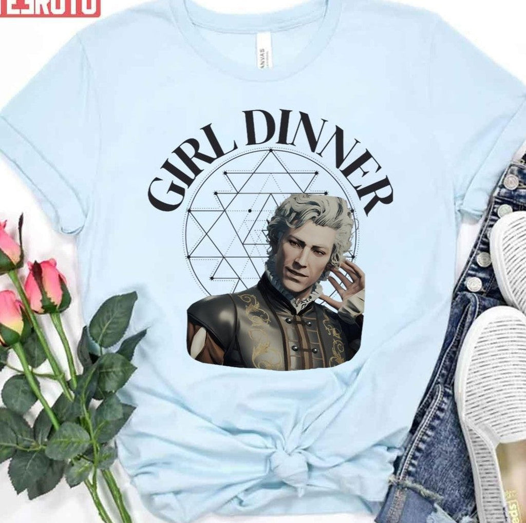 Astarion Meme Bg3 Girl Dinner Unisex T-Shirt