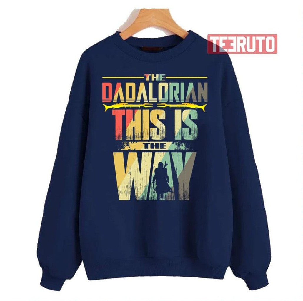 The Dadalorian Vintage This Is The Way Retro Unisex Sweatshirt