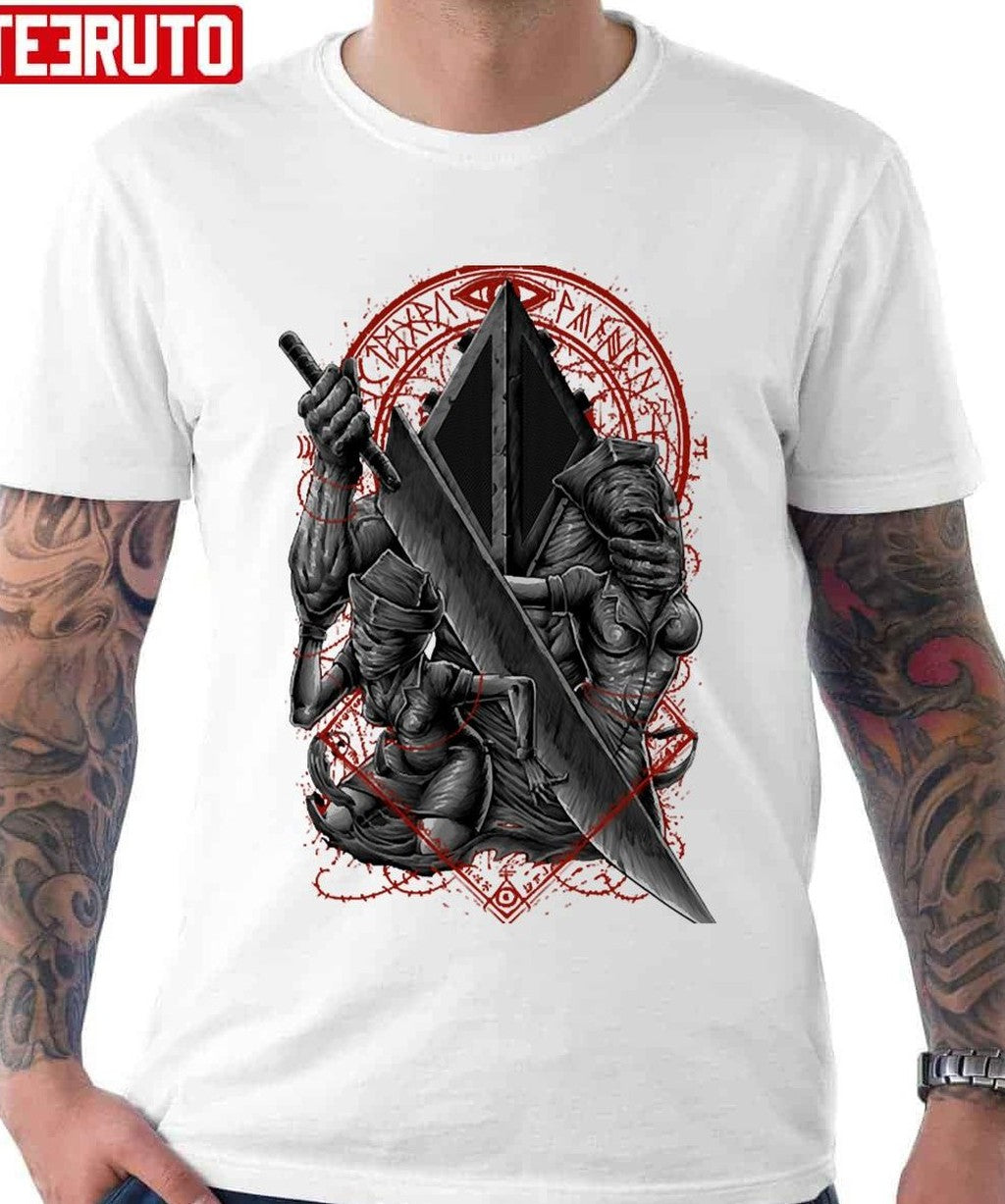 Pyramid Head Silent Hill Vintage Art Unisex T-shirt