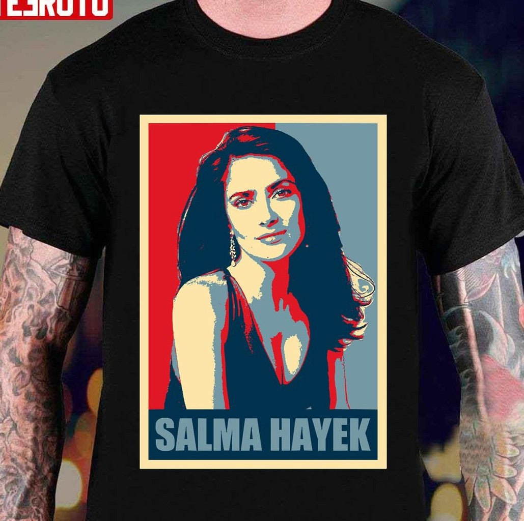 Salma Hayek Hope Vintage Unisex T-Shirt