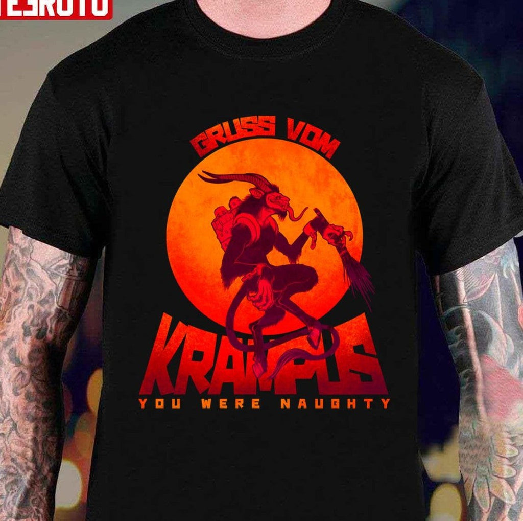 Mr Krampus Gruss Vom You Were Naughty Unisex T-shirt