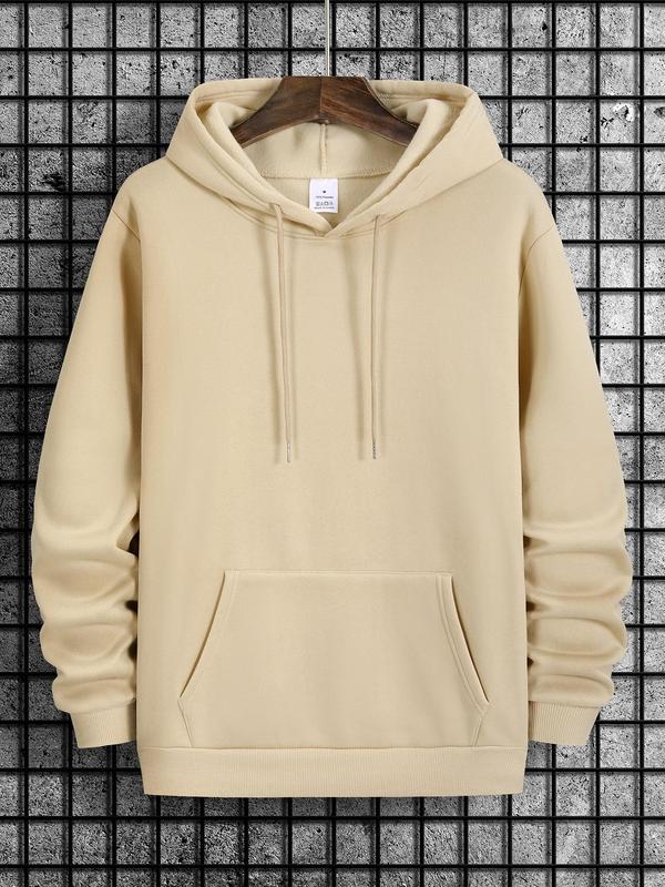 Men's Angel Wings Print Hoodie, Fashion Casual Regular Fit, Drawstring Pocket Sweatshirt for Outdoor Daily Wear, Spring & Fall StyleÂ 
