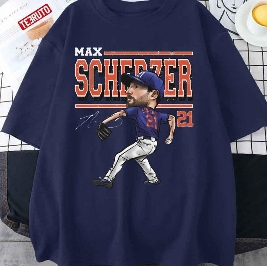 Player 21 Max Scherzer Cartoon Baseball Unisex Sweatshirt
