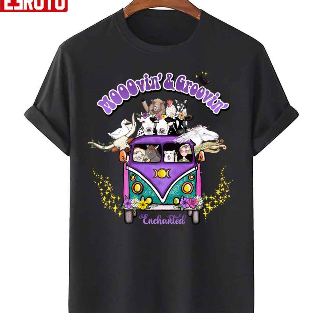 Mooovin' &amp; Groovin' Light Unisex Sweatshirt