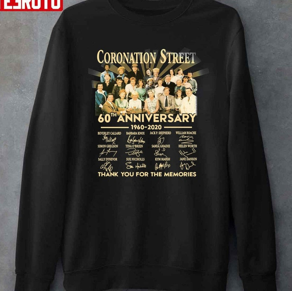 60th Anniversary Coronation Street Thank You Unisex T-Shirt