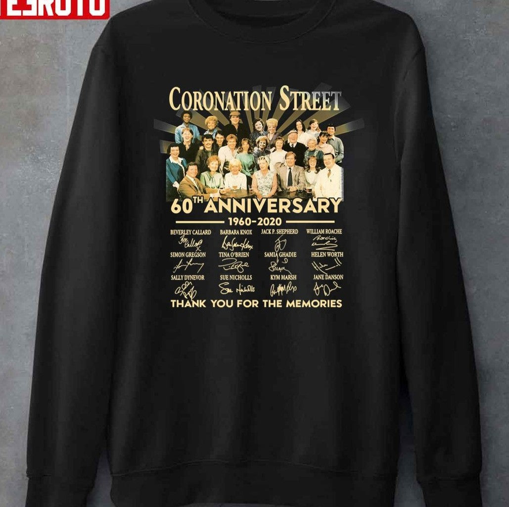 60th Anniversary Coronation Street Thank You Unisex T-Shirt