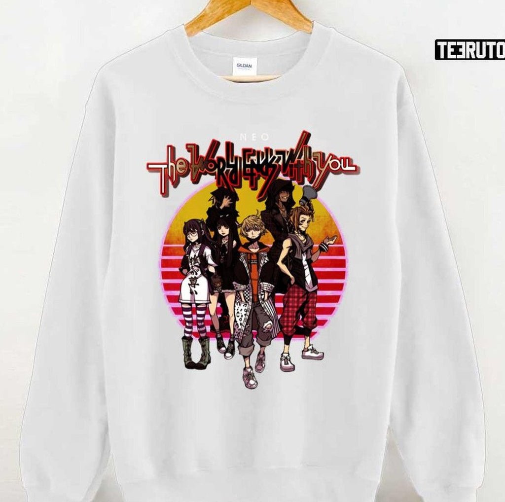 Neo The World Ends With You Neo Characters Unisex T-Shirt