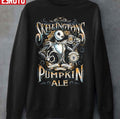 Pumpkin Ale Nightmare Before Christmas Skellingtons Unisex Sweatshirt