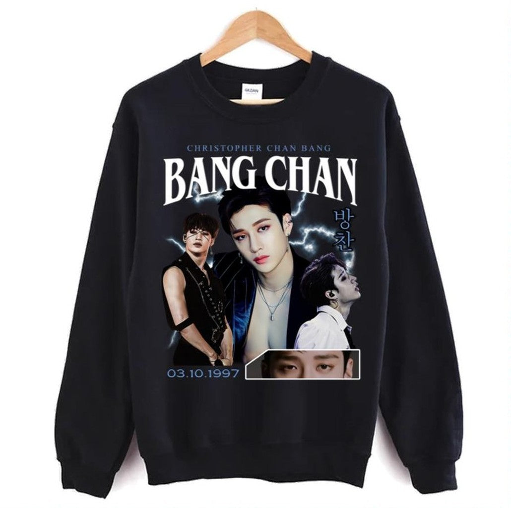 Bang Chan Retro Stray Kids Unisex Sweatshirt