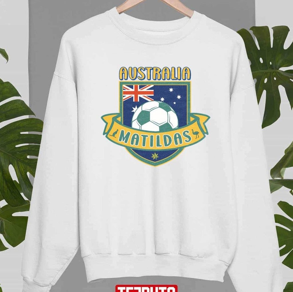 Australian Womens Soccer Crest Matildas Unisex Sweatshirt