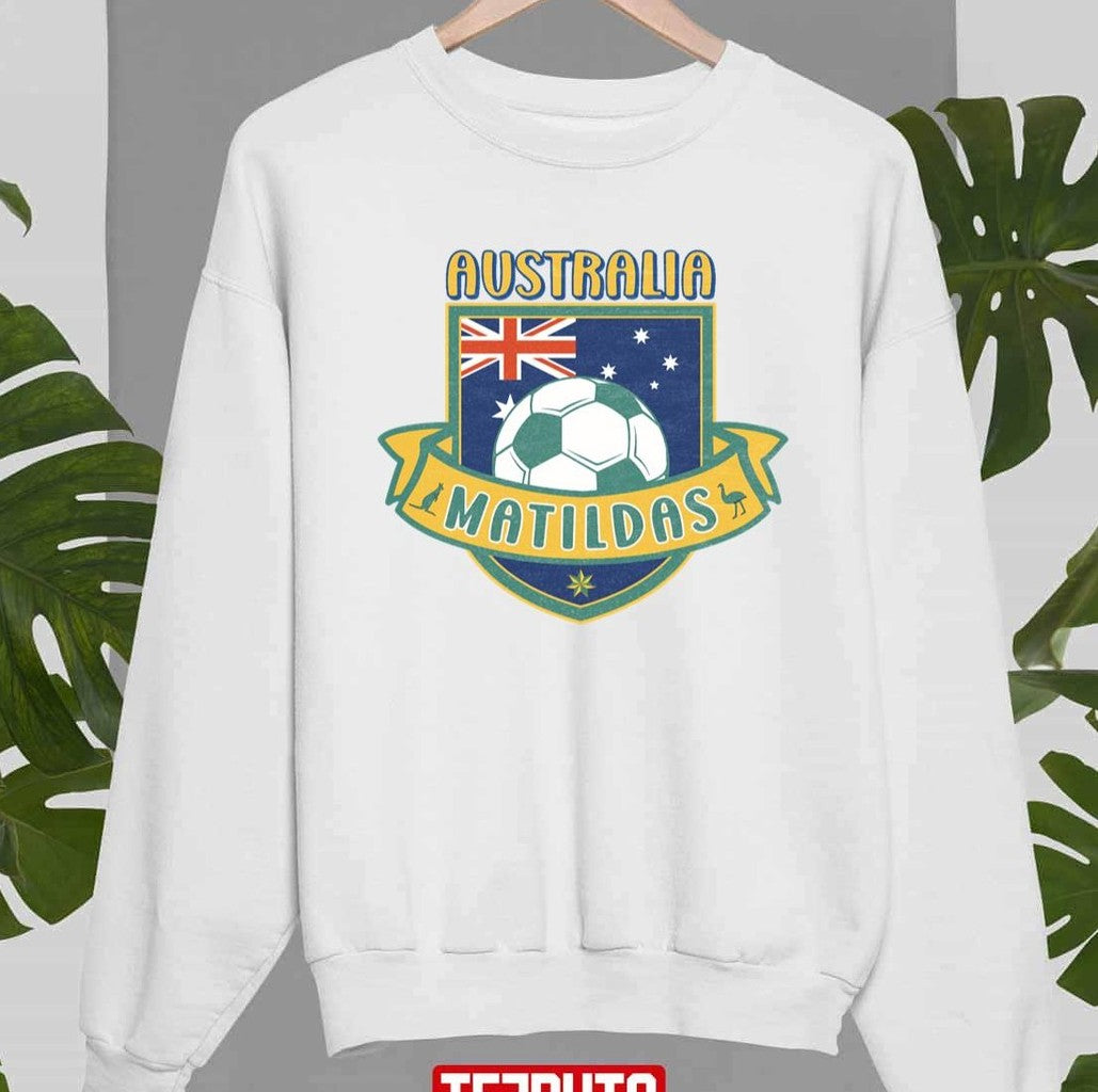 Australian Womens Soccer Crest Matildas Unisex Sweatshirt