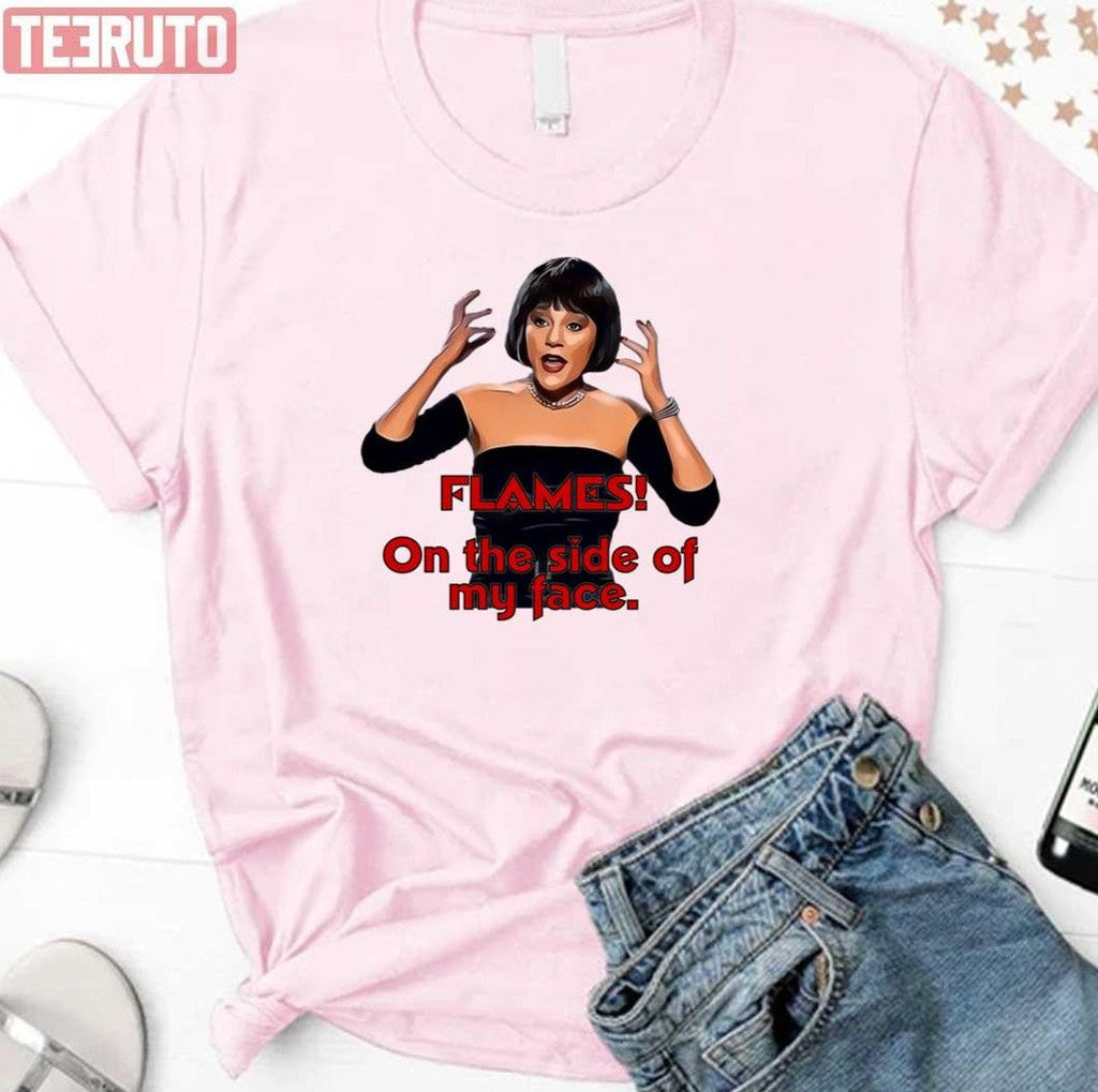 Mrs White Flames On The Side Of My Face Madeline Kahn Unisex Sweatshirt