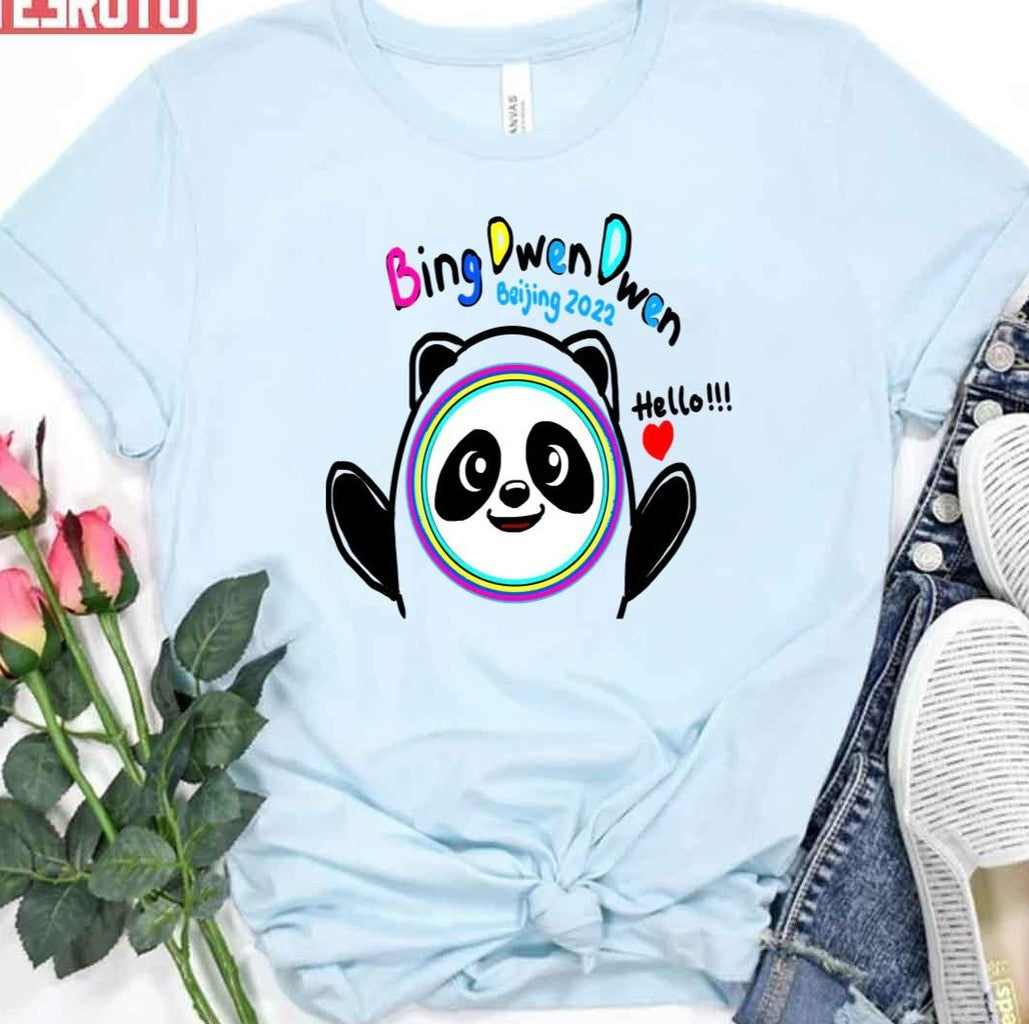 Bing Dwen Dwen Beijing 2022 Unisex T-Shirt