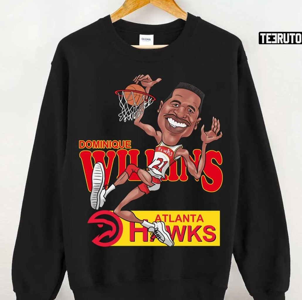 Atlanta Hawks Basketball Legend Dominique Wilkins Unisex Sweatshirt