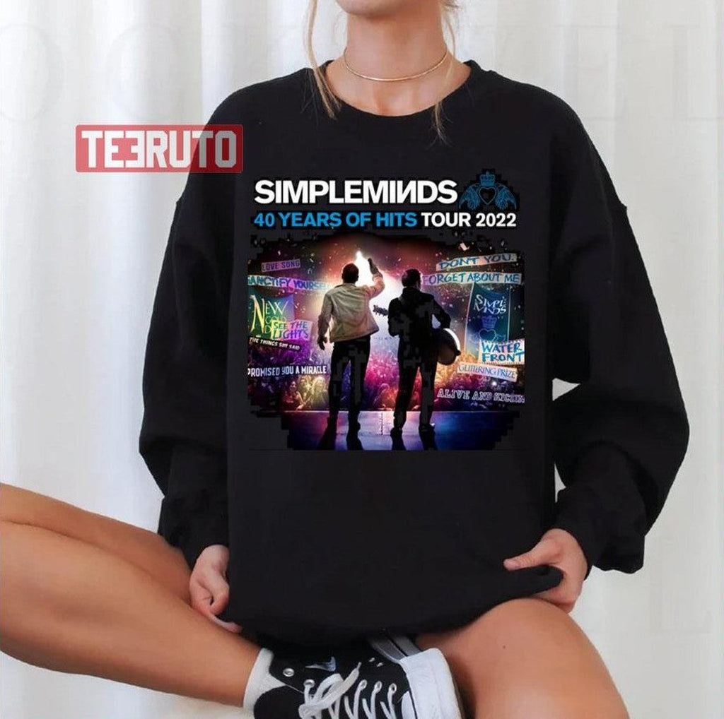 Sample Minds 40 Years Of Hits American Tour 2022 Unisex T-Shirt