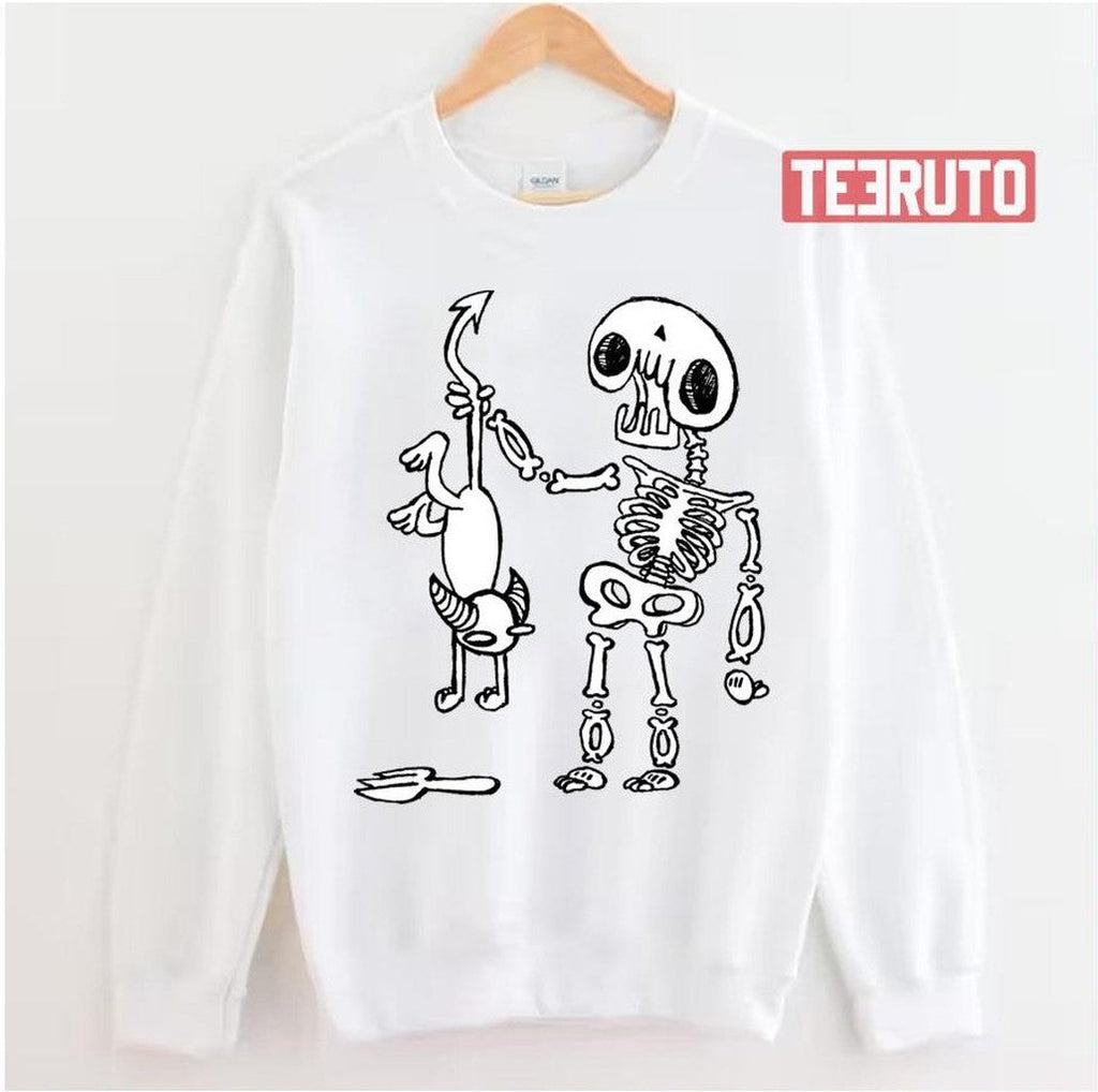 Skeleton Gotcha Grim Fandango Unisex Sweatshirt