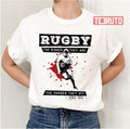 The Bigger They Are The Harder They Hit Rugby Unisex T-Shirt