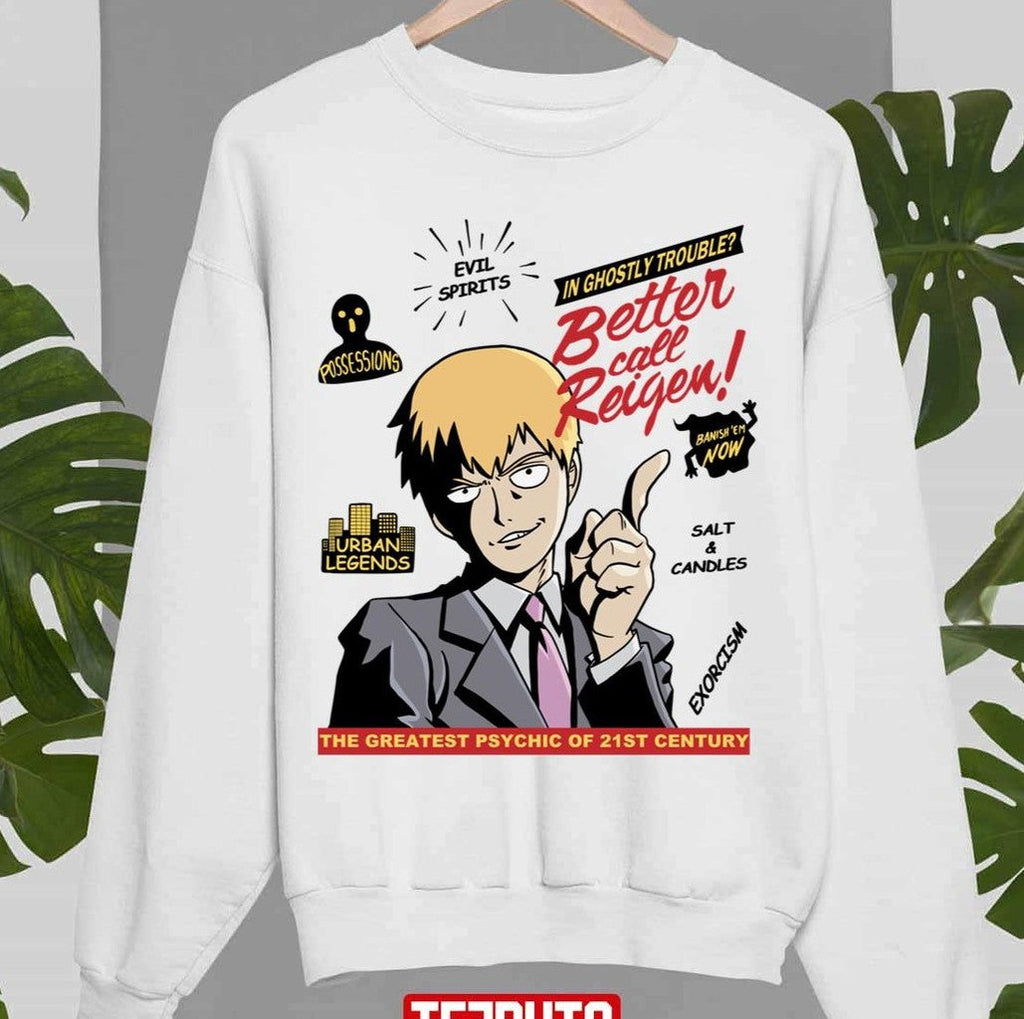Better Call Reigen Mob Psycho 100 Unisex Sweatshirt