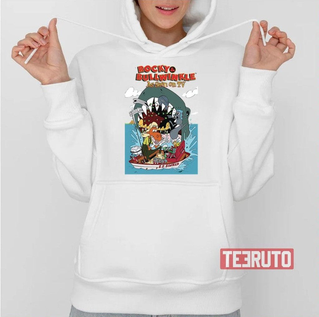 Big Shark Rocky And Bullwinkle Friend Unisex T-Shirt