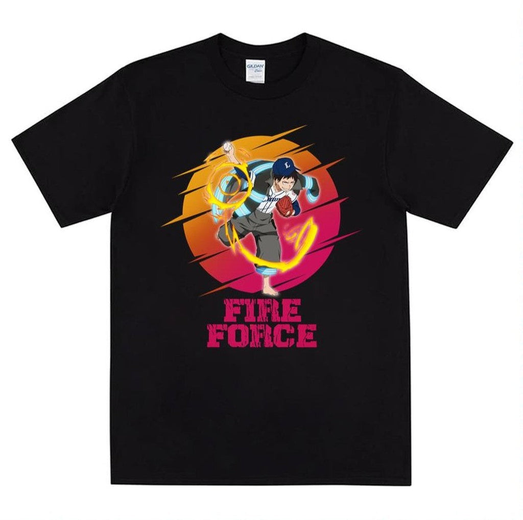 Shinra Kusakabe Sport Characters Sunset Unisex T-Shirt