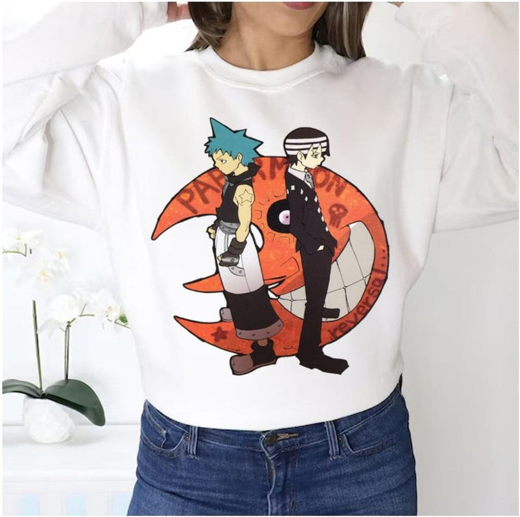Soul Eater Black Star And Death The Kid Unisex Sweatshirt