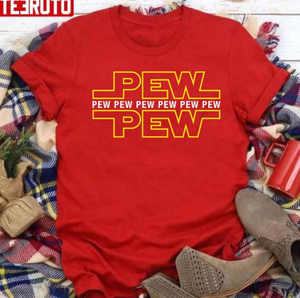 Pew Pew Pew The Book Of Boba Fett Unisex T-Shirt