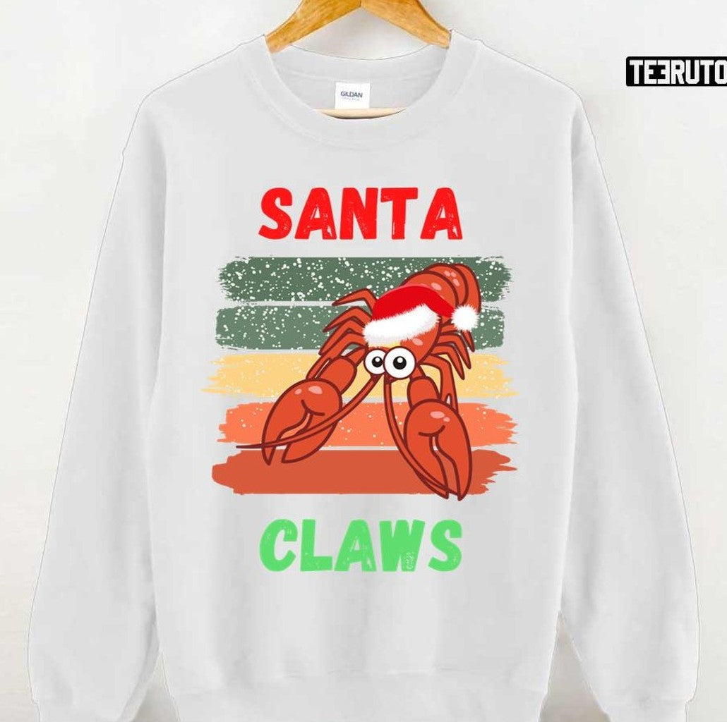 Santa Claws Vintage Unisex Hoodie
