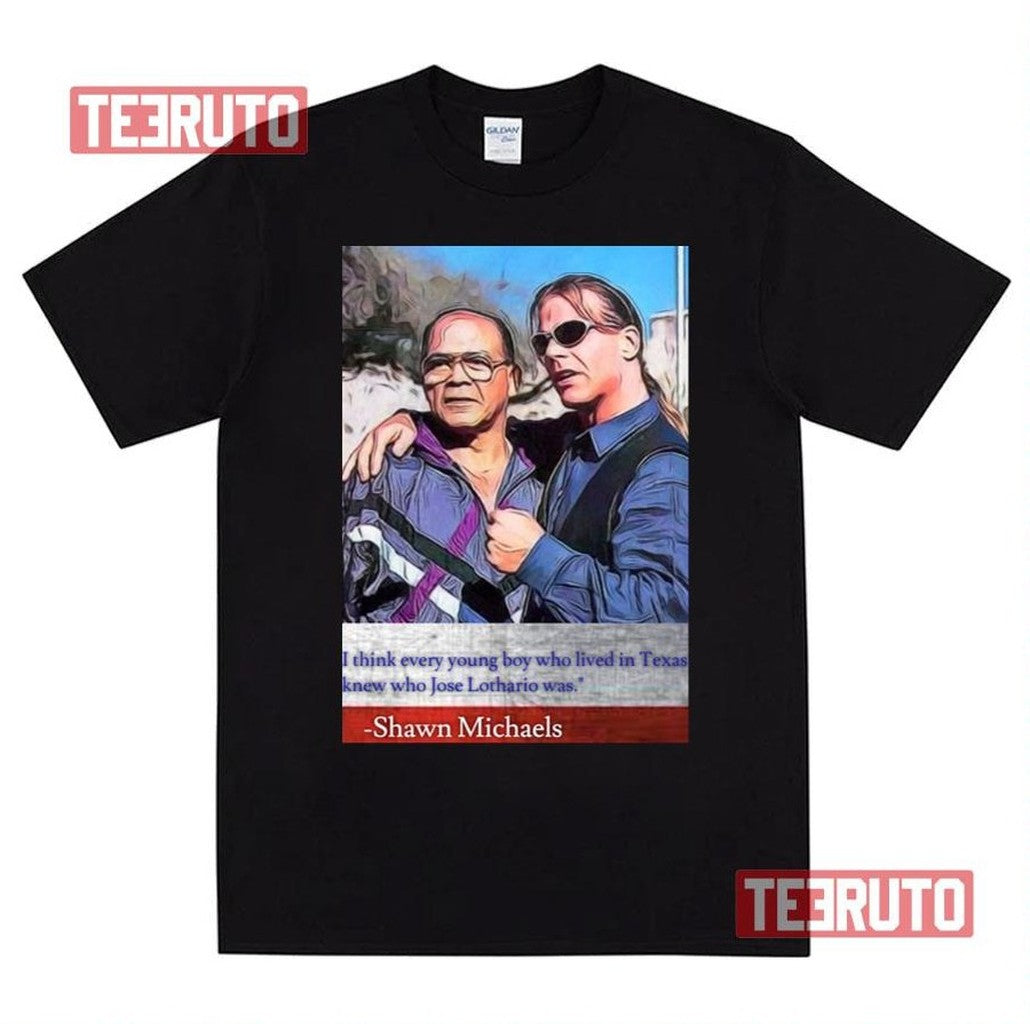 Shawn And Jose Shawn Michaels Pro Wrestlers Unisex T-Shirt
