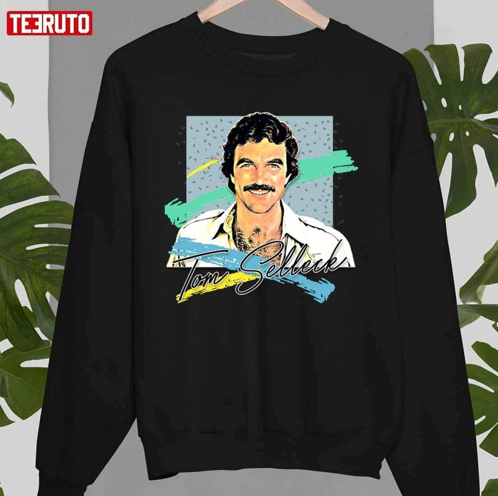 80s Aesthetic Tom Selleck Design Unisex T-Shirt
