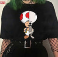 Baby Mushrooms Anime Halloween Skeleton Unisex T-Shirt