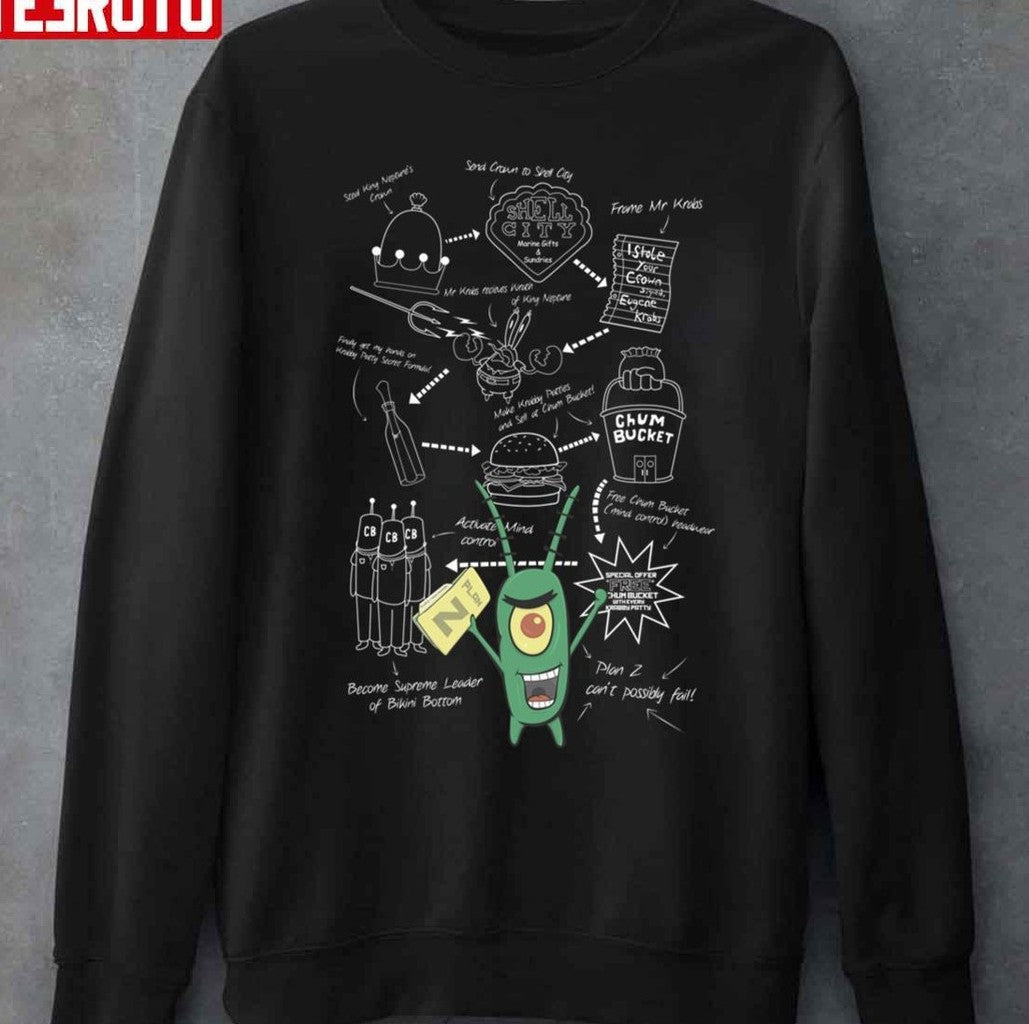 Plankton's Plan Z Spongebob Unisex Hoodie