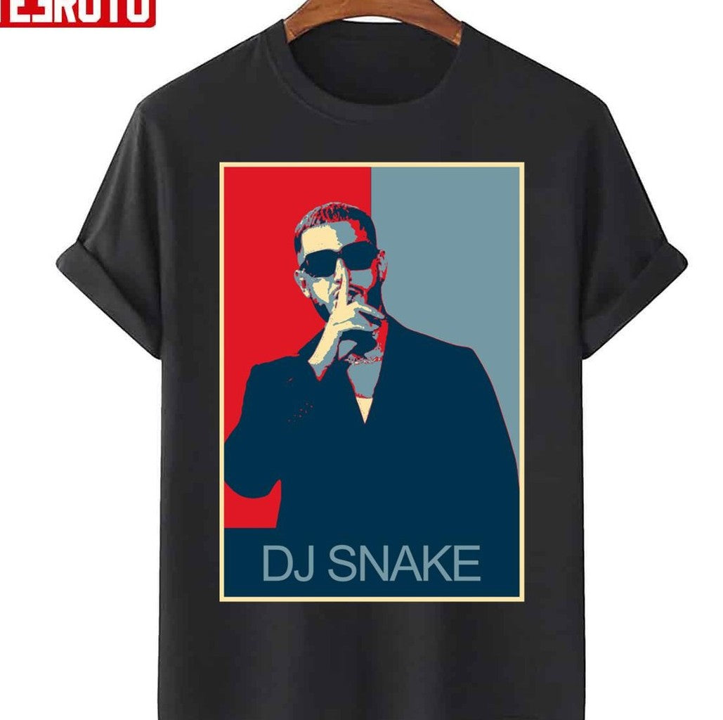 Shhh Graphic Design Dj Snake Unisex T-Shirt