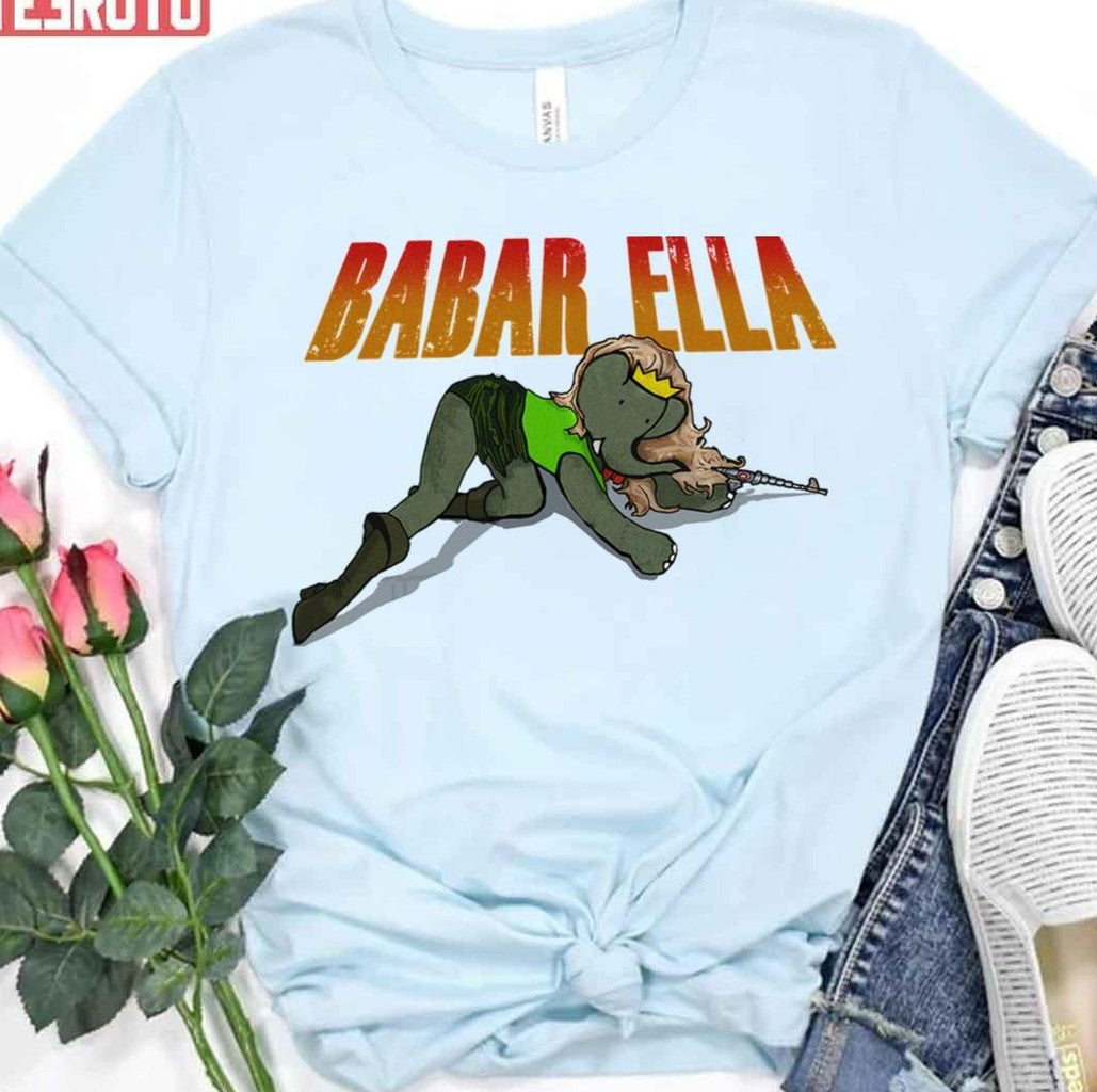 Babar Ella The Elephant Jane Fonda Unisex T-Shirt