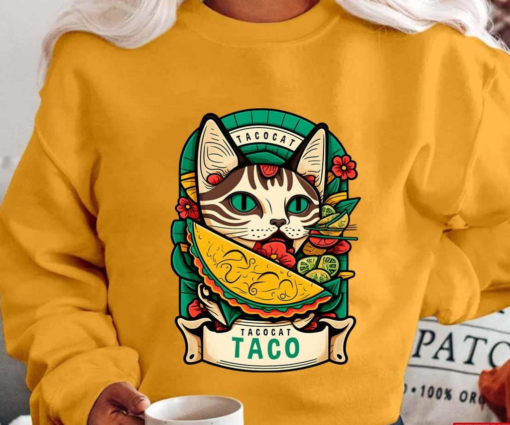 Tacocat Cinco De Mayo Funny Floral Cat Lover Mexican Fiesta Unisex T-Shirt