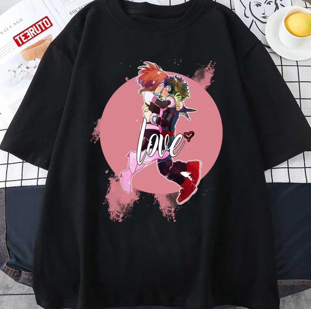 My Hero Academia Uraraka X Midoriya Love Unisex T-shirt