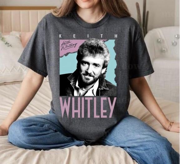 Vintage Keith Whitley Country Music 80s Retro Style T-Shirt Basic Graphic