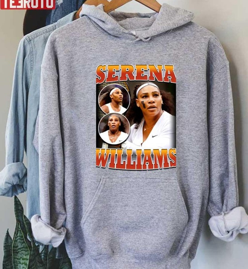 Serena Williams Vintage Homage 90s Retro Fanart Unisex T-Shirt
