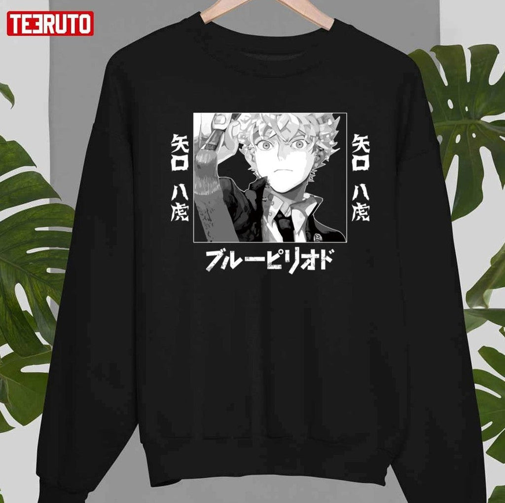 Black And White Blue Period Yatora Yagushi Unisex T-shirt