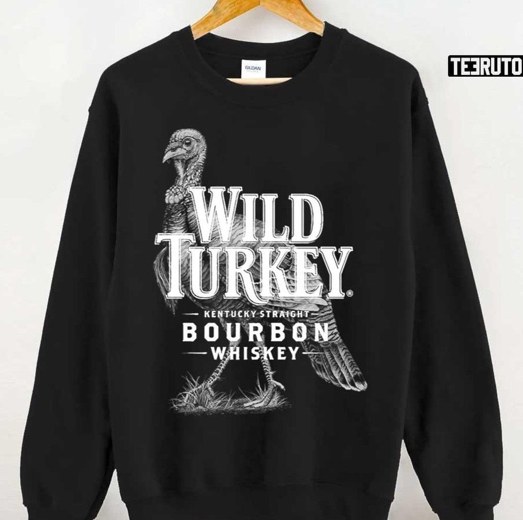 Retro Wild Turkey Bw Unisex T-Shirt