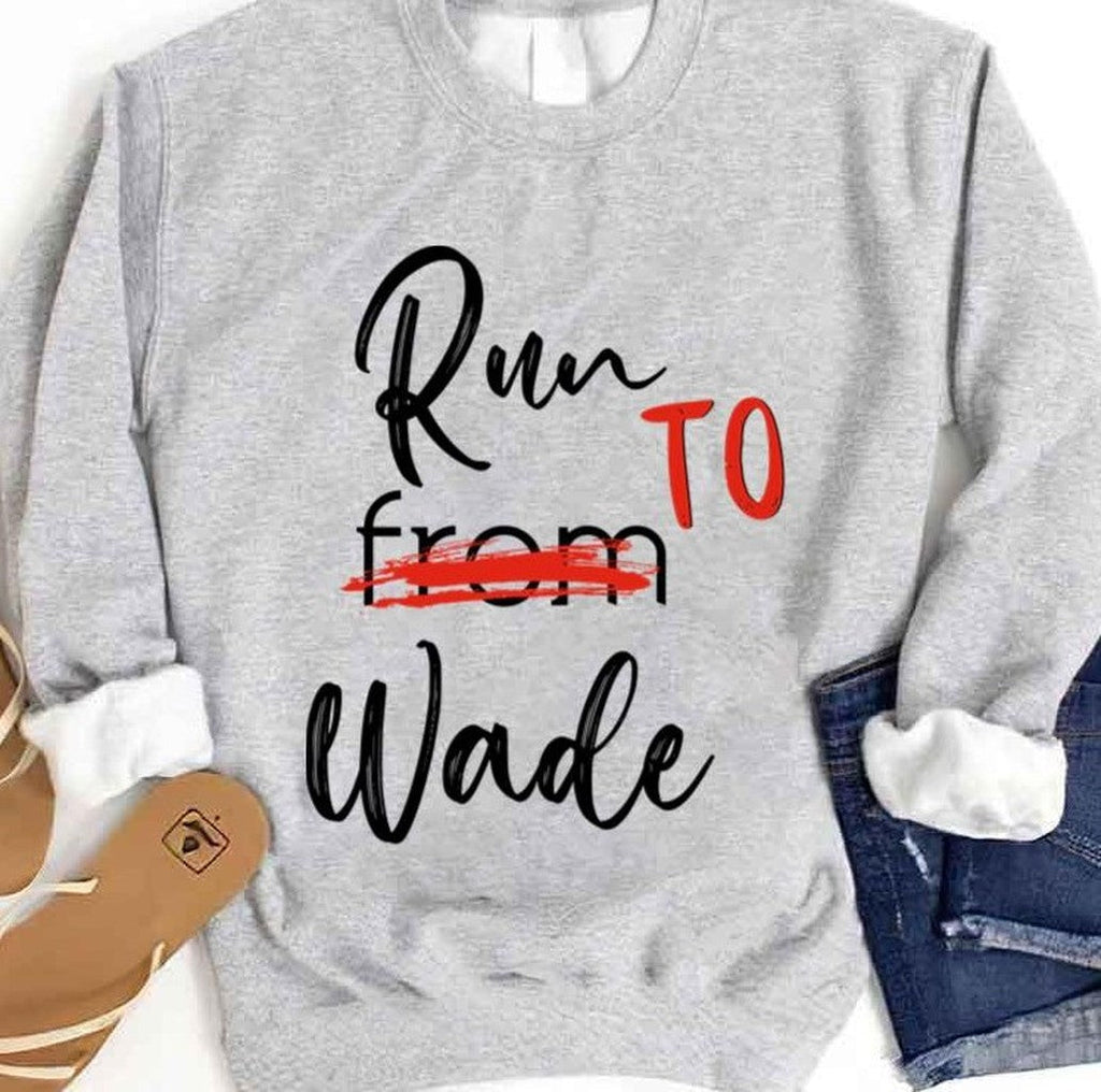 Run To Wade Hart Of Dixie Unisex Sweatshirt