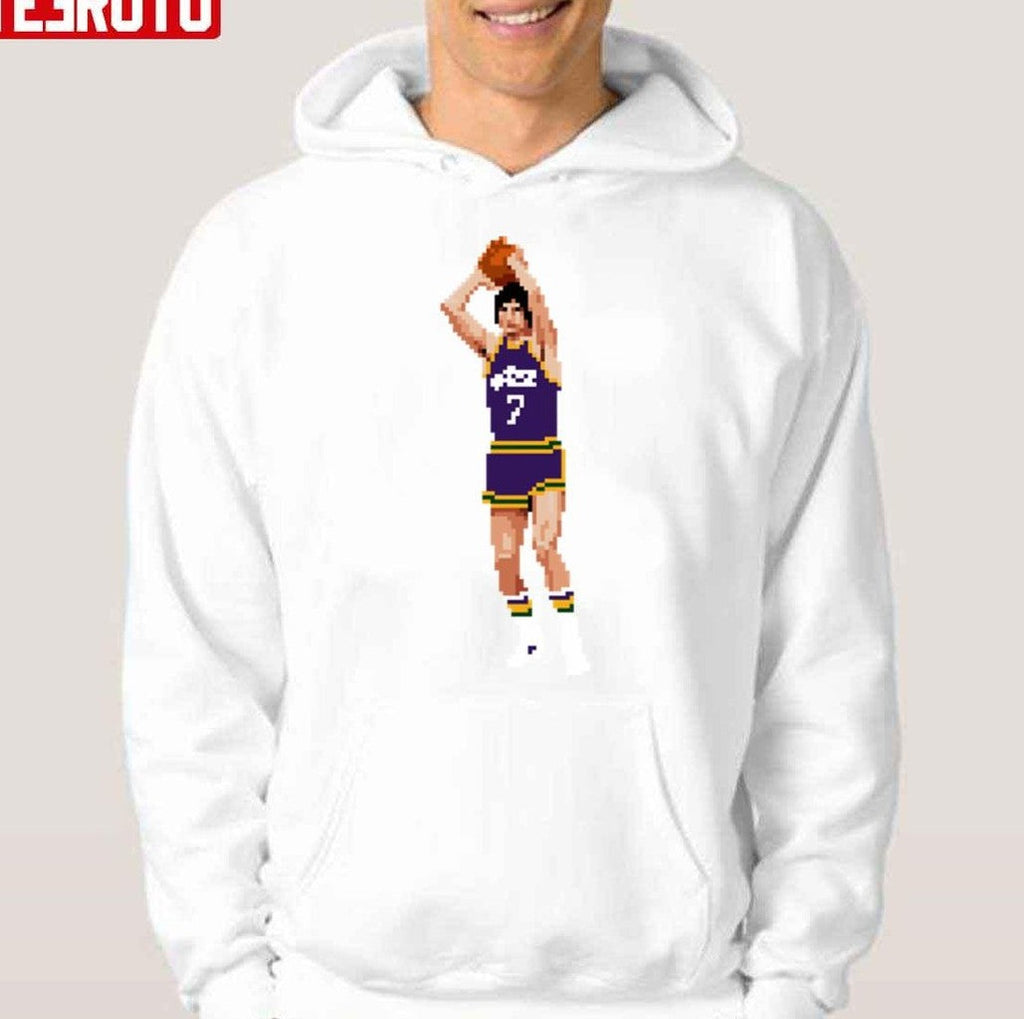 Pete Maravich Pixel Qiangy Basketball Unisex T-Shirt