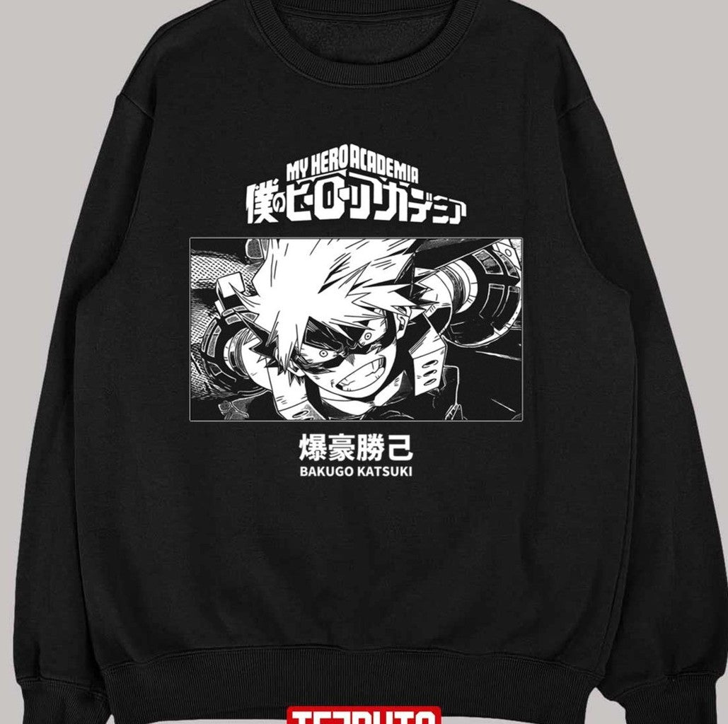 Bakugo Katsuki Boku No Hero Academia Bnw Unisex T-shirt