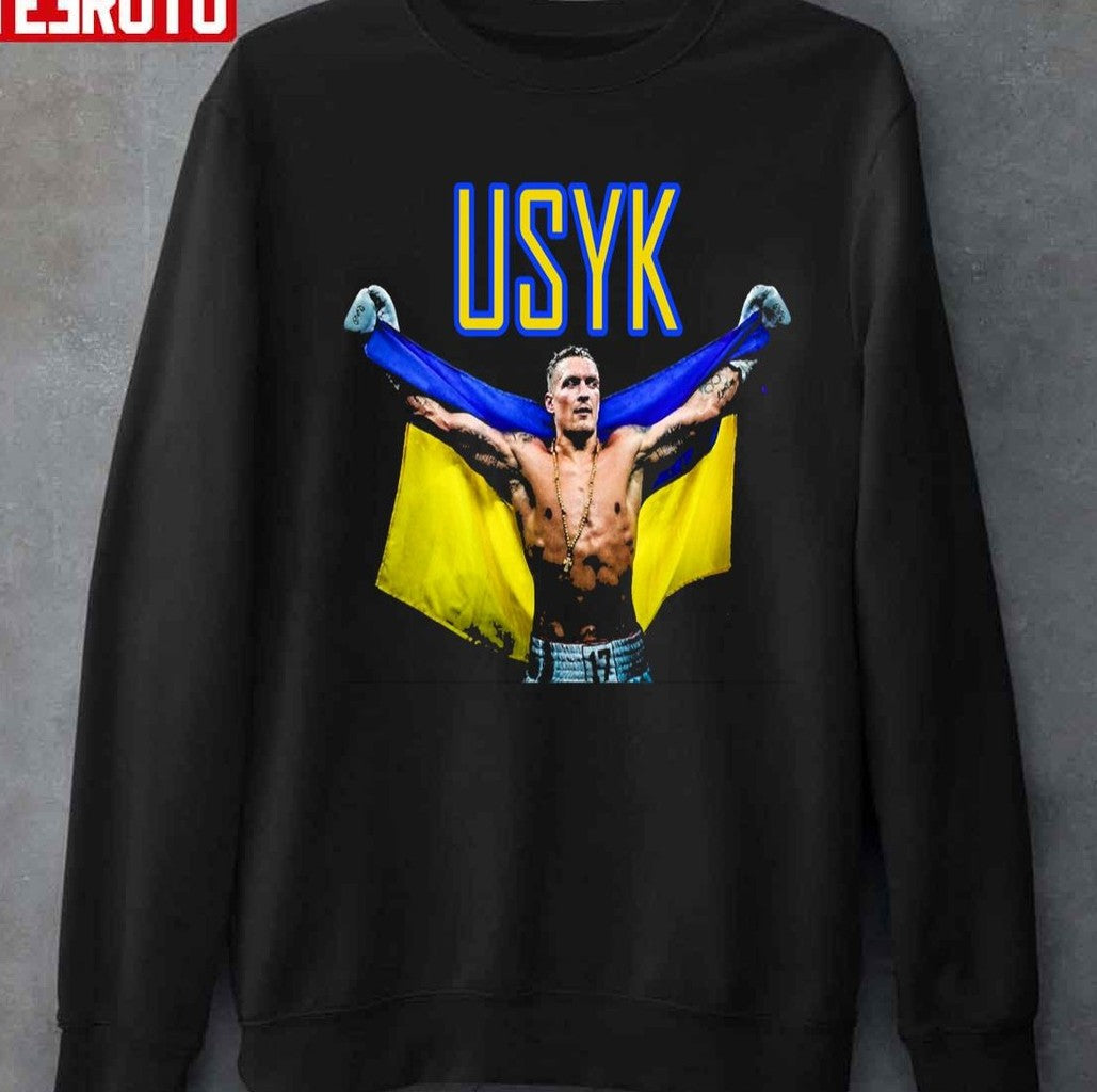 Oleksandr Usyk Wins Ukraine Flag Unisex T-shirt