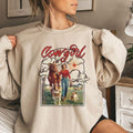 Cowgirl Country Western Crewneck, Nashville Trip Preppy Design