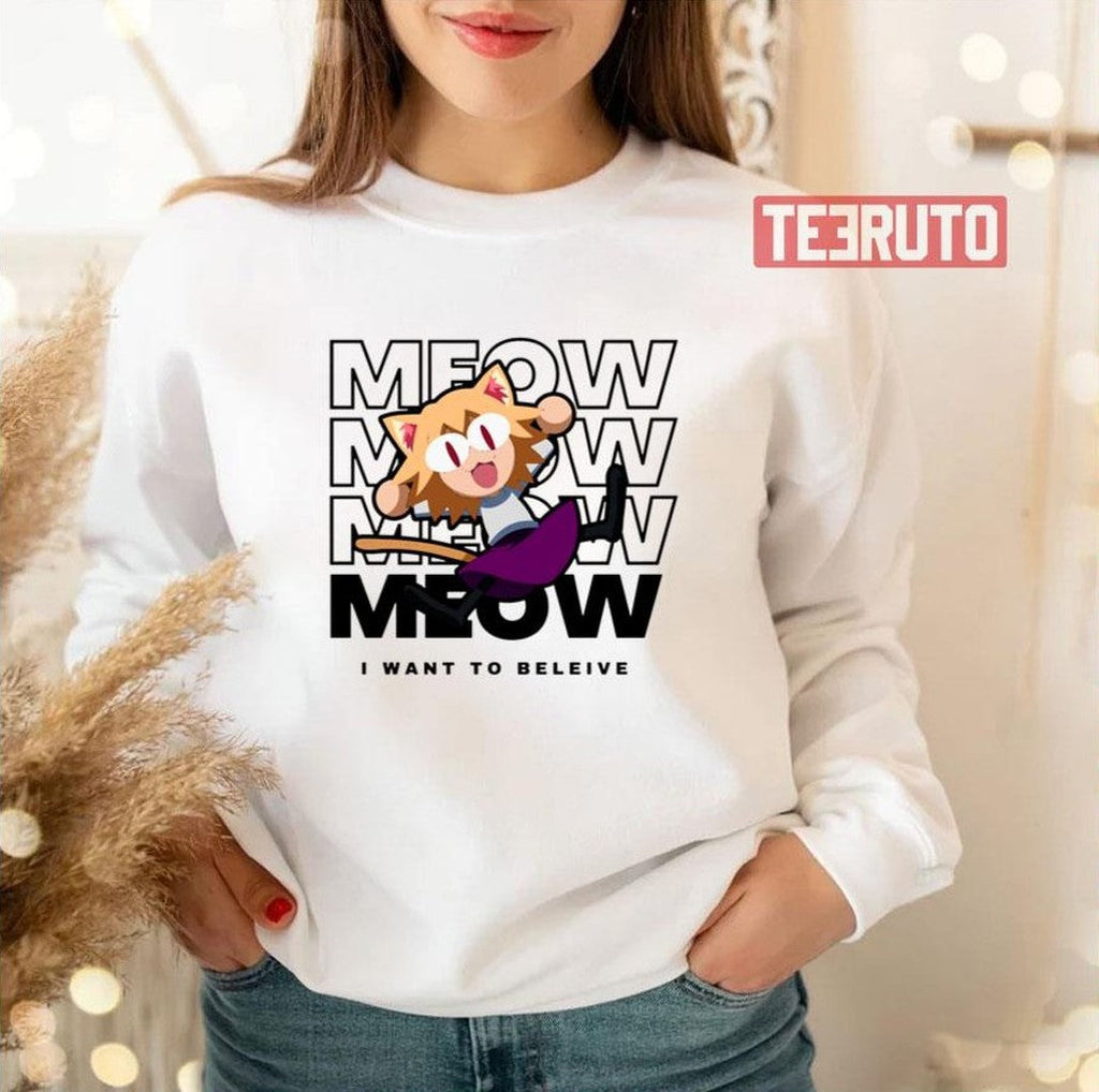 Neco Arc Loaf Glossy Meow Unisex T-Shirt