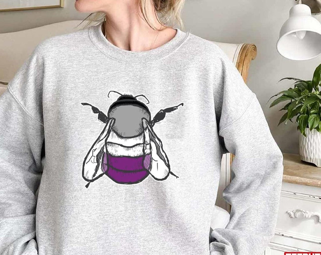 Asexual Bee Lgbtq Pride Month Unisex Sweatshirt