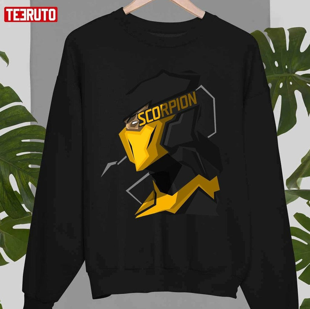 Mortal Kombat Mosaic Scorpion Cool Art Unisex T-Shirt